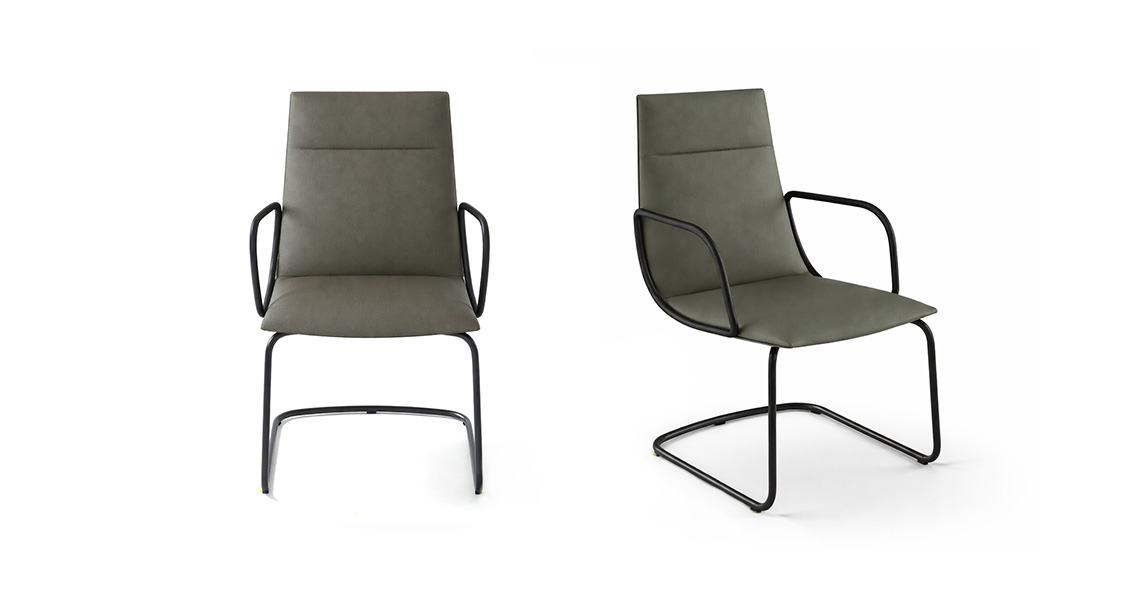 Noha Executive chair, cantilever